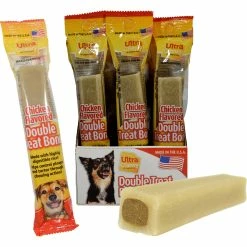 Alternative view of Discount ⭐ Ultra Chewy Double Treat Bone Chicken Flavor For ???? Dogs 2.8 Oz. ❤️