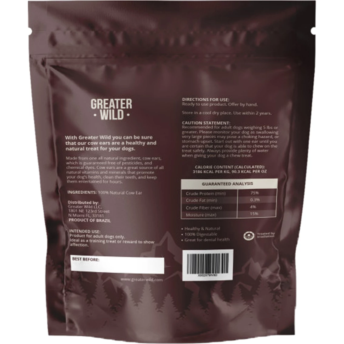 Wholesale ๐ Greater Wild All Natural Ingredient Cow Ears Chews And Treats For ๐ Dogs 12 Pc. ๐ 2 Wholesale ๐ Greater Wild All Natural Ingredient Cow Ears Chews And Treats For ๐ Dogs 12 Pc. ๐ - Image 2