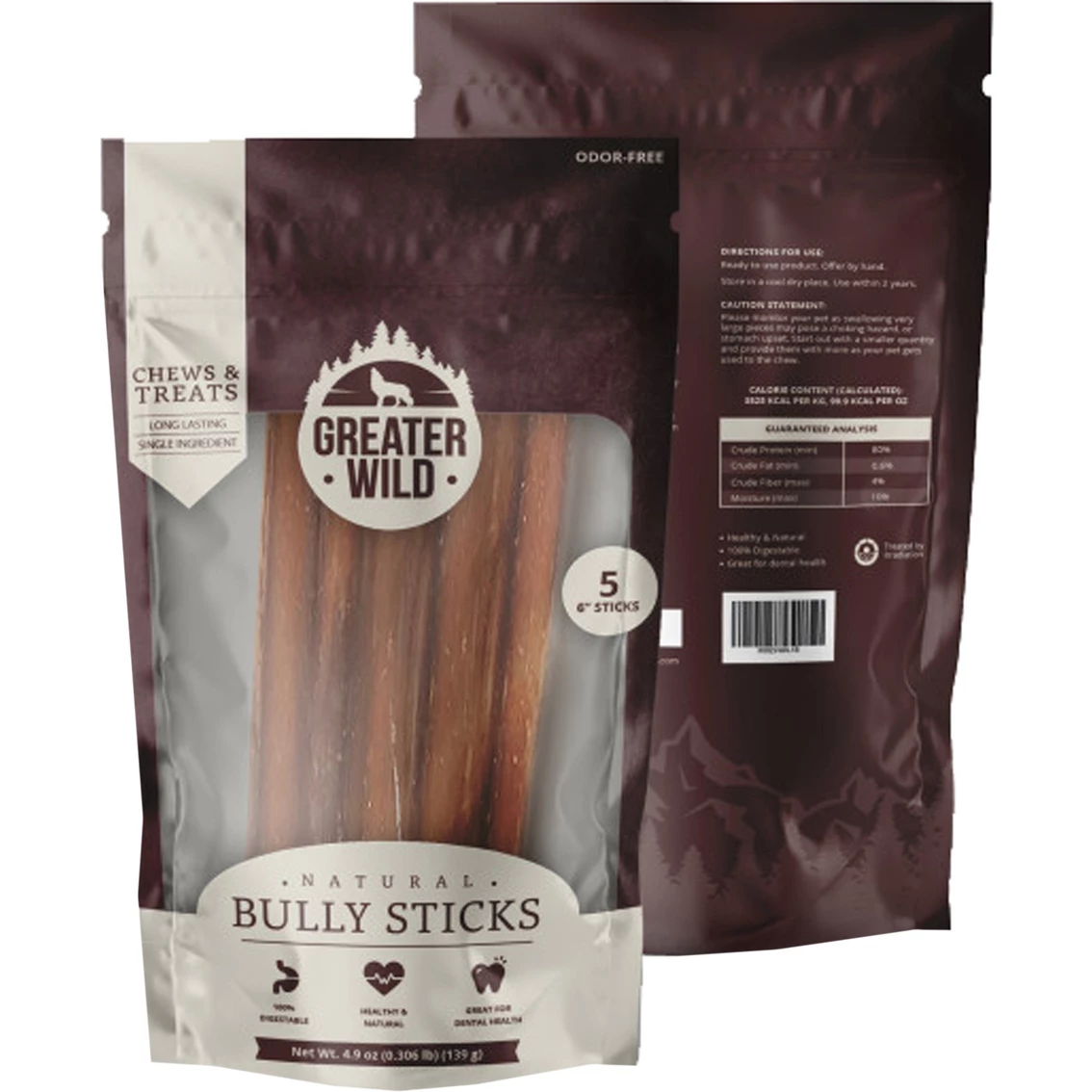 Coupon π Greater Wild All Natural Ingredient 6 In. Bully Sticks For π Dogs 5 Pk. π 1 Coupon π Greater Wild All Natural Ingredient 6 In. Bully Sticks For π Dogs 5 Pk. π