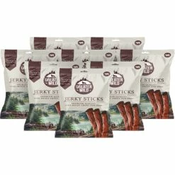 Best deal ✨ Greater Wild Beef Recipe Jerky Sticks Semi Moist Treats For 🐶 Dogs 3 Oz., 8 Pk. 😀