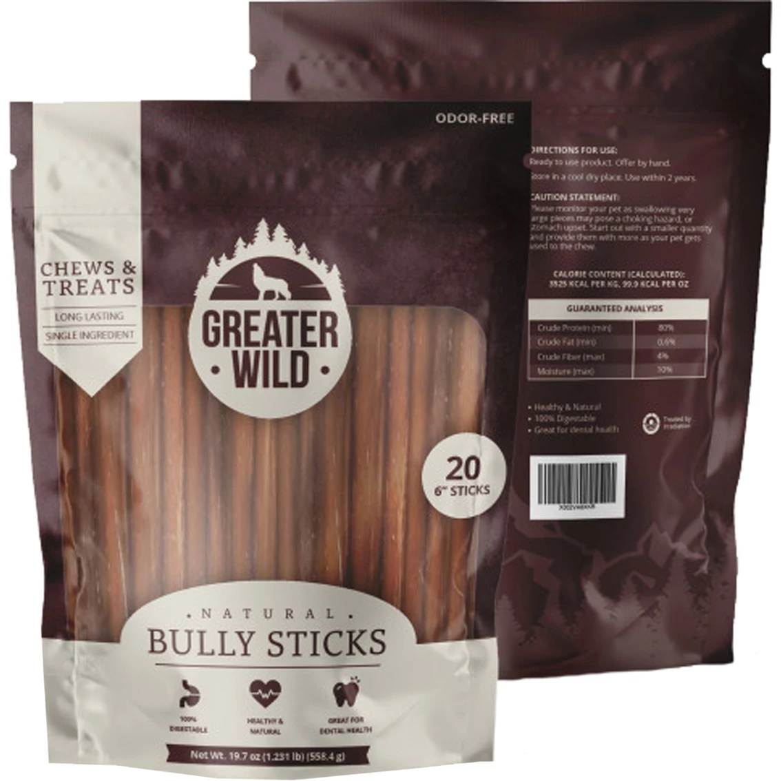 Cheapest ???? Greater Wild All Natural Ingredient 6"Bully Sticks ???? Dog Chews And Treats 20 Ct. ???? 1 Cheapest ???? Greater Wild All Natural Ingredient 6"Bully Sticks ???? Dog Chews And Treats 20 Ct. ????