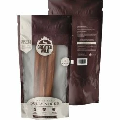 Deals 😉 Greater Wild All Natural Ingredient 6 In. Bully Sticks For 🐕 Dogs 3 Pk. 🎉