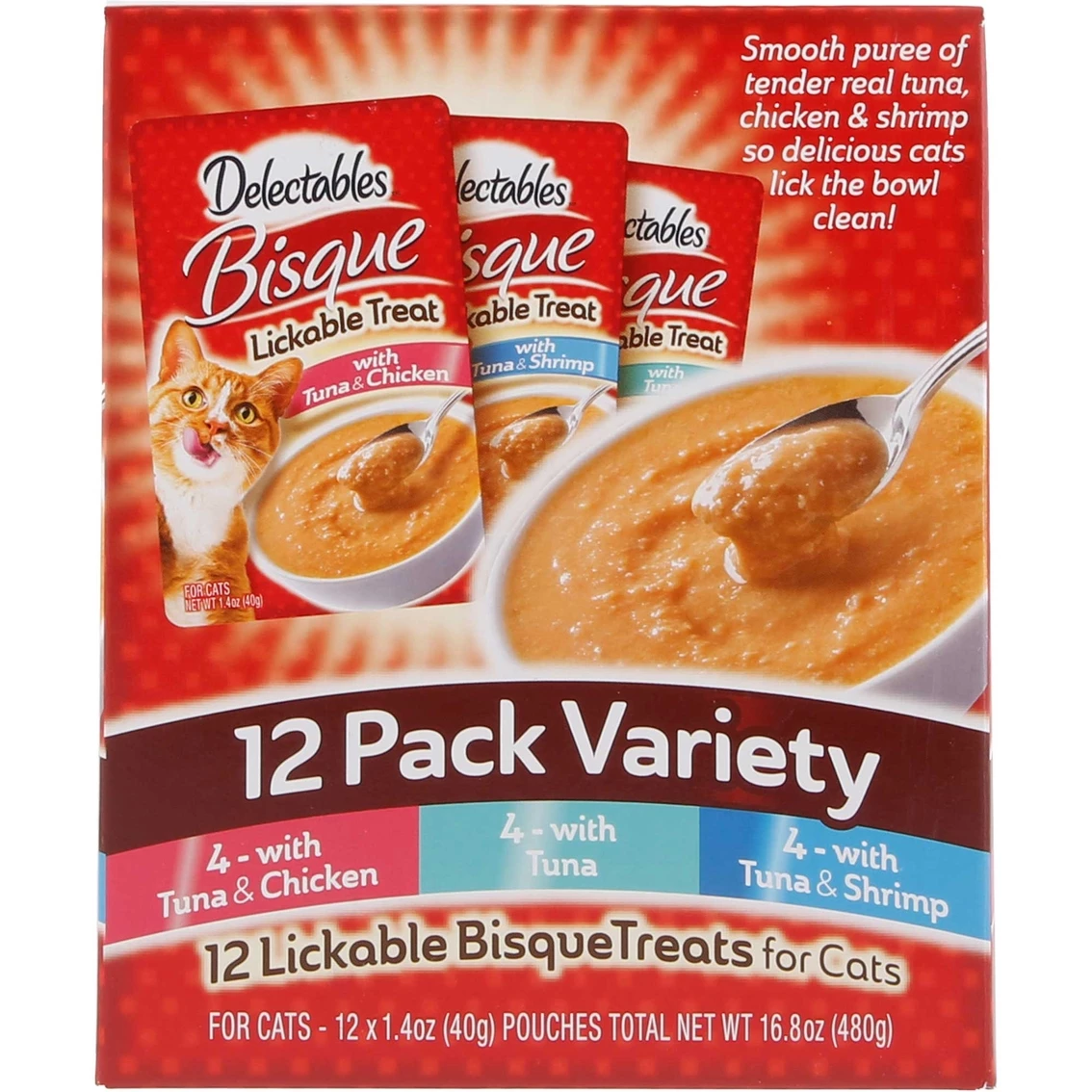 Budget ???? Hartz Delectables Bisque Lickable Wet Cat Treats For Adult & Seniors Variety 12 Pk. ⌛ 1 Budget ???? Hartz Delectables Bisque Lickable Wet Cat Treats For Adult & Seniors Variety 12 Pk. ⌛