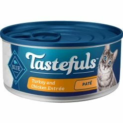 Best deal 👏 Blue Buffalo Tastefuls Adult Cat Turkey And Chicken Entree Pate 👏