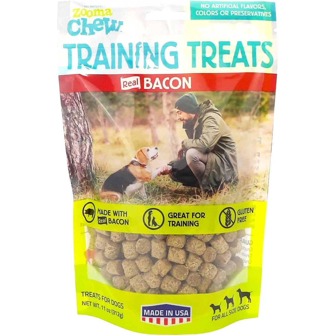 New ???? Zooma Chew ???? Dog Training Treats 11 Oz., Bacon ???? 1 New ???? Zooma Chew ???? Dog Training Treats 11 Oz., Bacon ????
