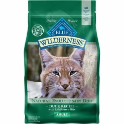 Hot Sale ⭐ Blue Buffalo Blue Wilderness Duck Recipe For Adult Cats 5.1 Lb. ????