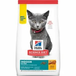 Hot Sale 👍 Hill's Science Diet Kitten Indoor Chicken Recipe Dry Cat Food 3.5 Lb. ✔️