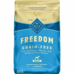 Hot Sale ⌛ Blue Buffalo BLUE Freedom Grain Free Chicken Recipe For Adult ???? Dogs, 24 Lb. ????