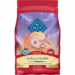 Top 10 ⌛ Blue Buffalo Blue Indoor Health Salmon And Brown Rice Recipe For Adult Cats ⌛
